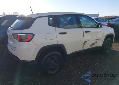 2018 Jeep Compass Sport 4X4 from USA, damaged, VIN 3C4NJDABXJT401893